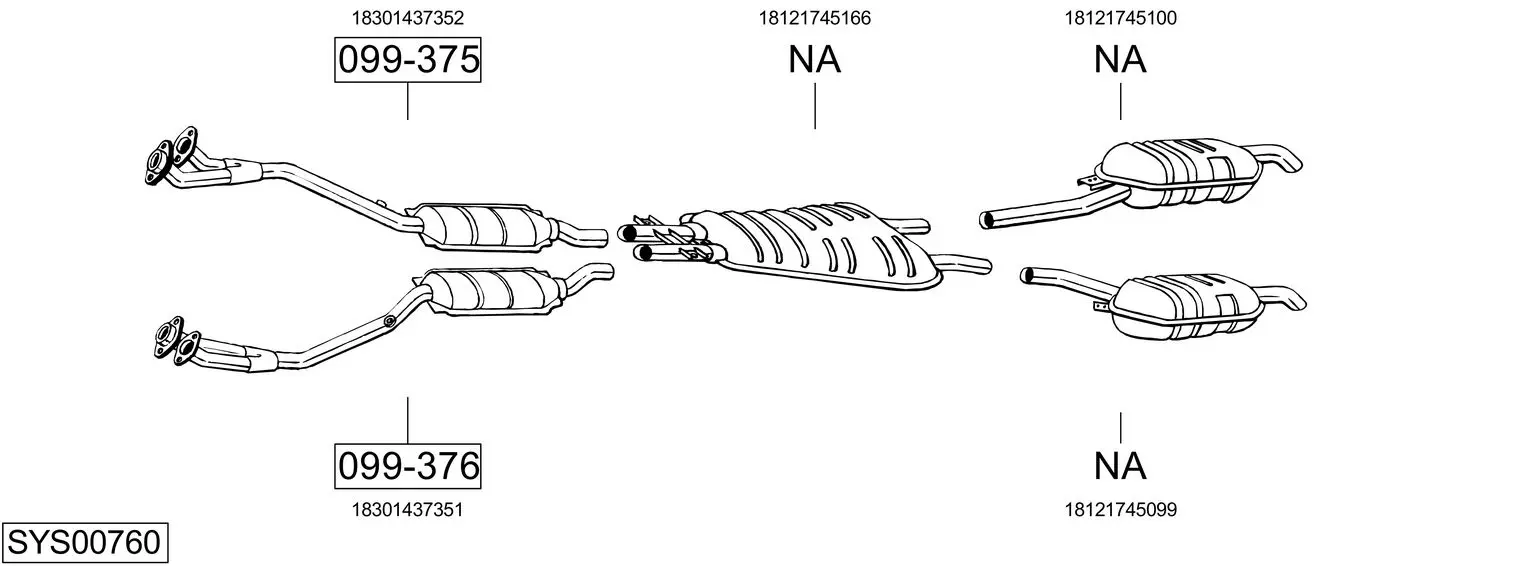 Изпускателна система BOSAL               