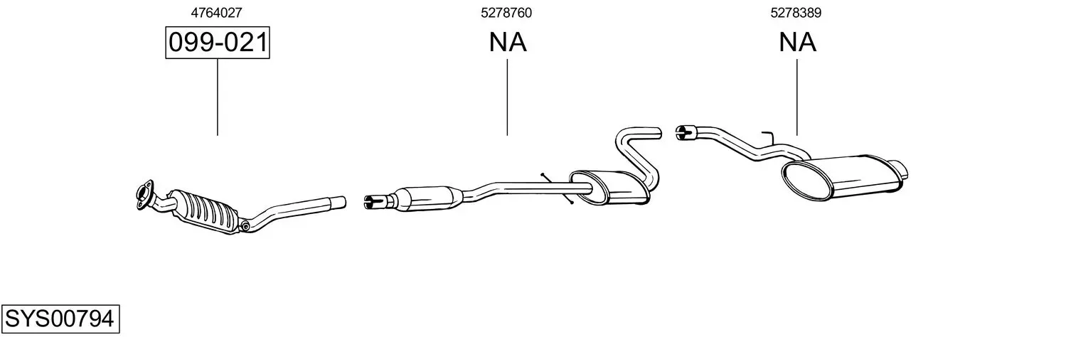 Изпускателна система BOSAL               