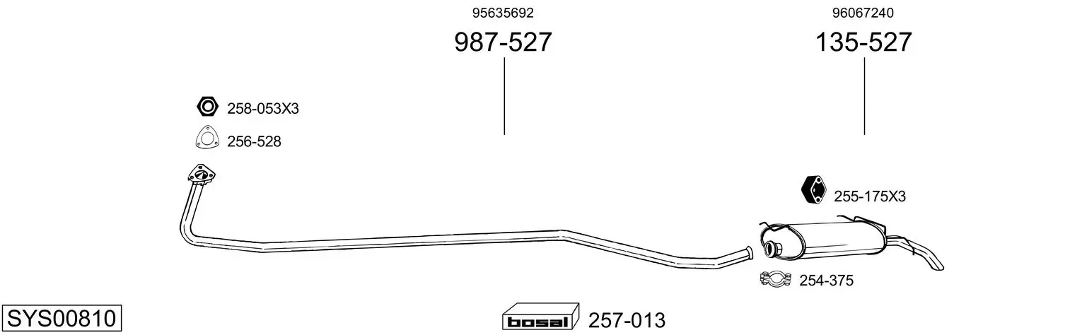 Изпускателна система BOSAL               