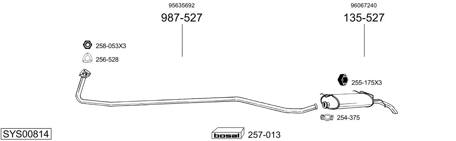 Изпускателна система BOSAL               