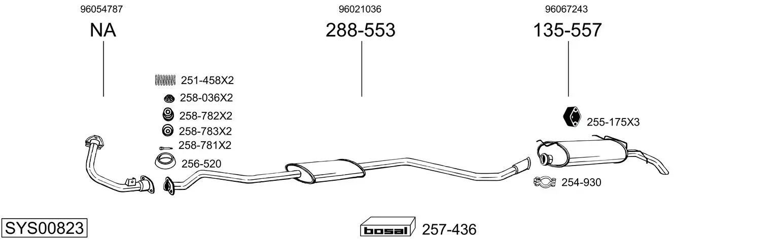 Изпускателна система BOSAL               