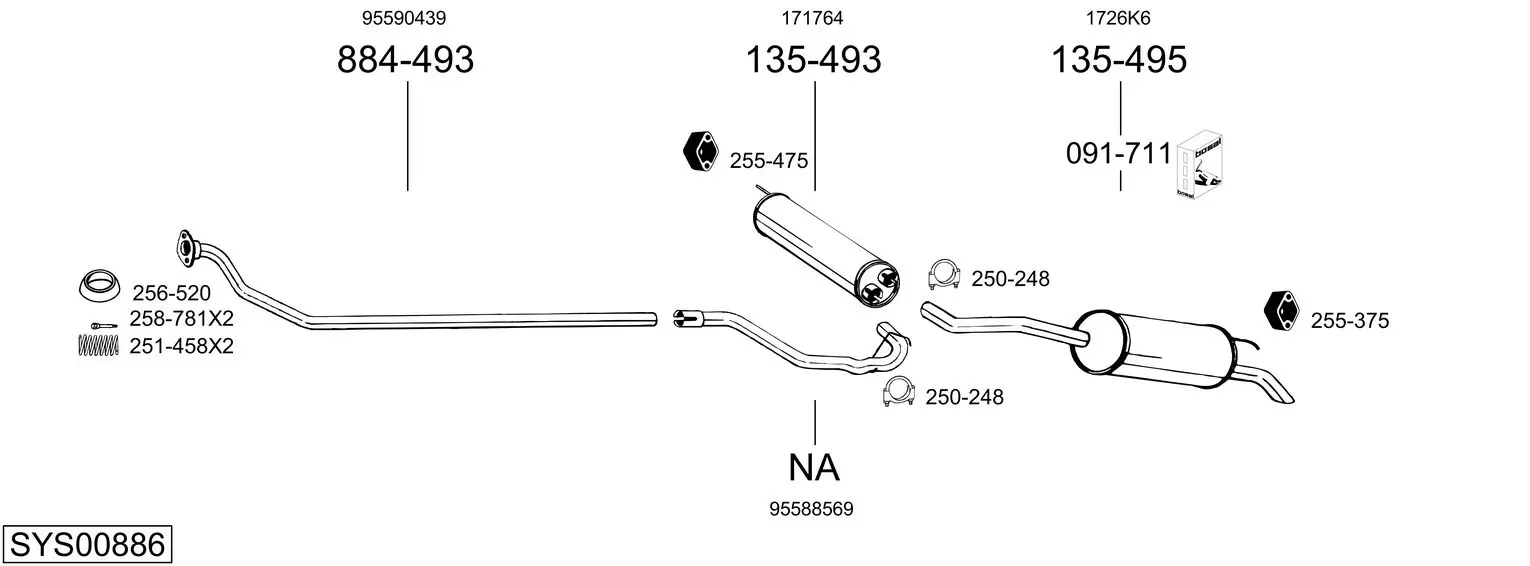 Изпускателна система BOSAL               