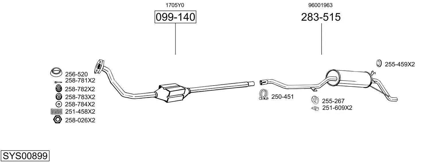 Изпускателна система BOSAL               