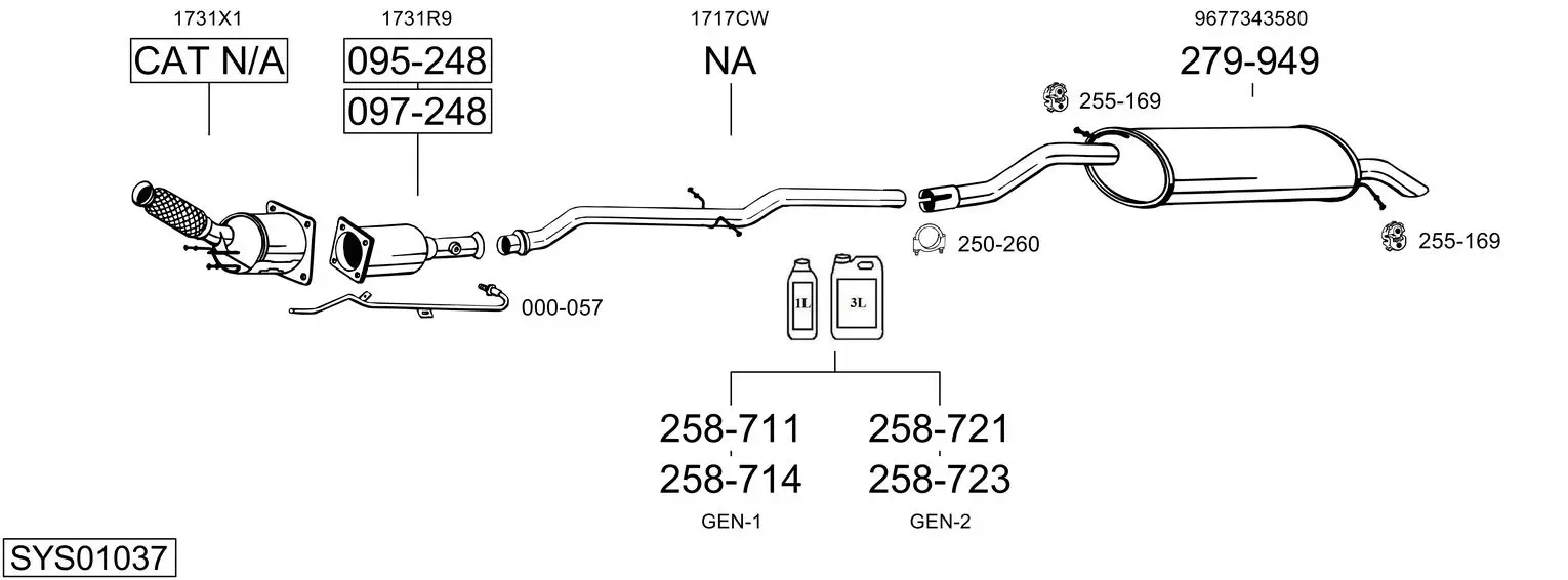 Изпускателна система BOSAL               