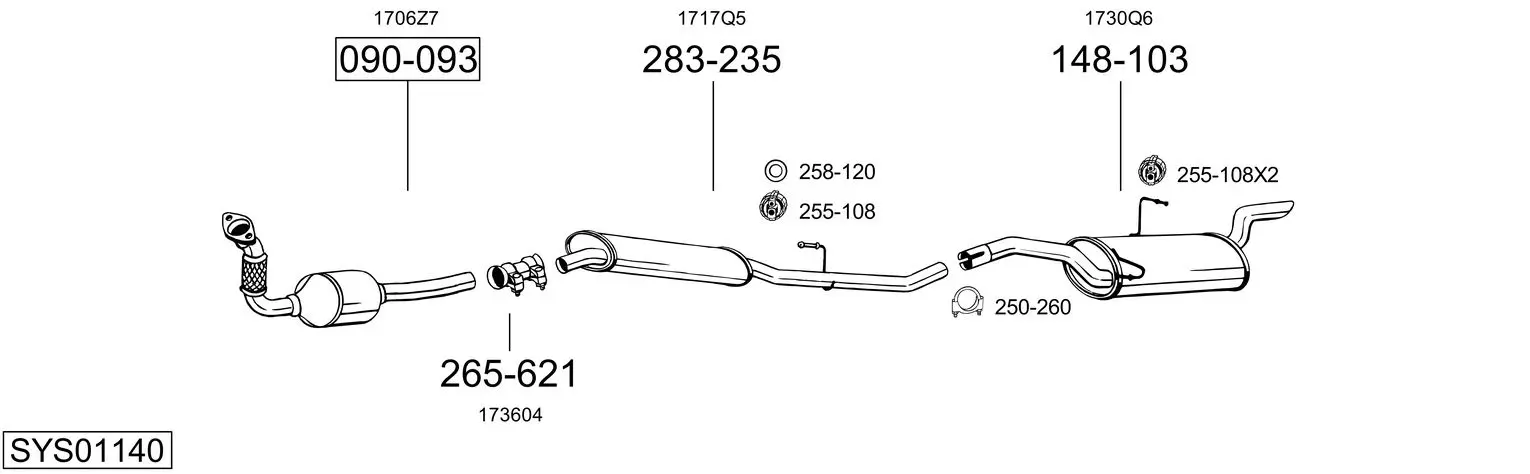 Изпускателна система BOSAL               