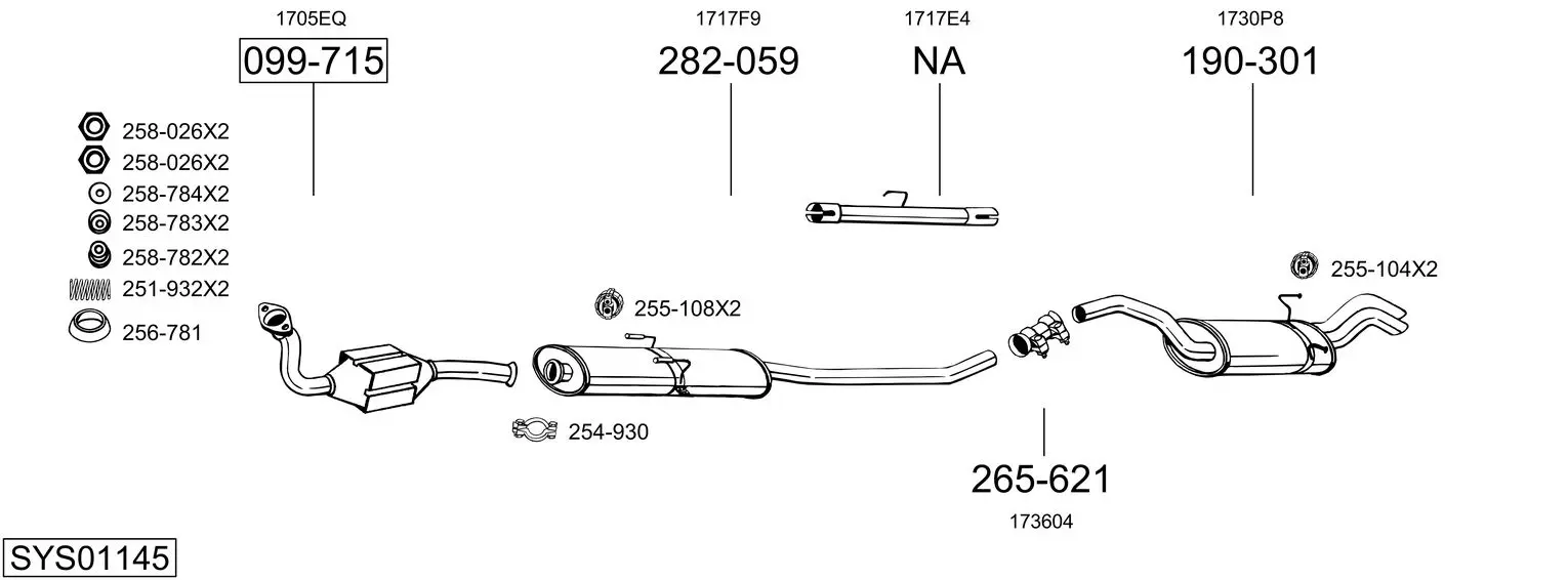 Изпускателна система BOSAL               