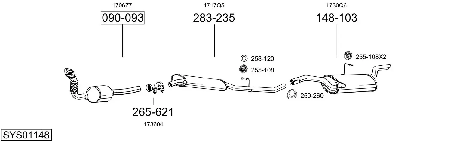 Изпускателна система BOSAL               