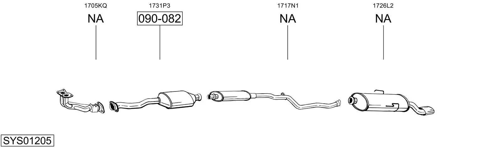 Изпускателна система BOSAL               