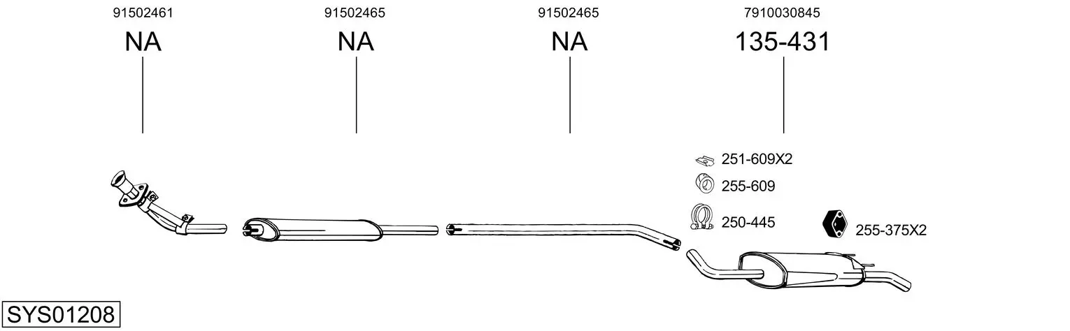 Изпускателна система BOSAL               