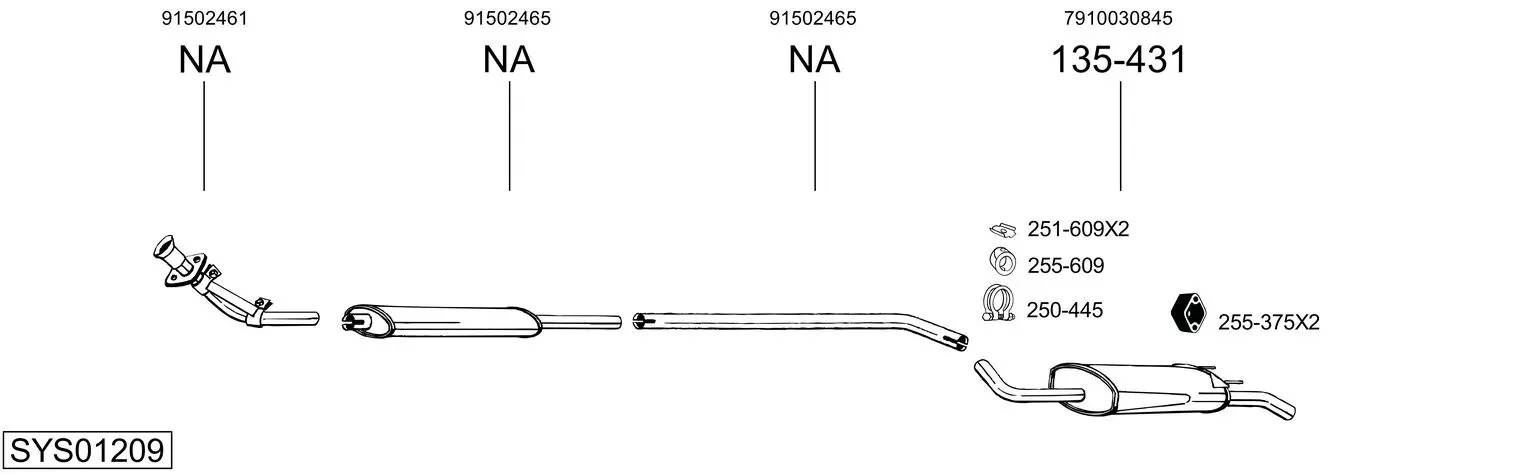 Изпускателна система BOSAL               