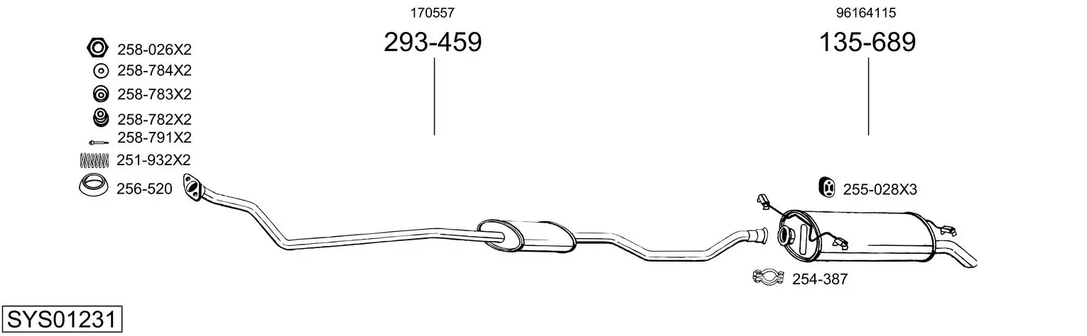 Изпускателна система BOSAL               