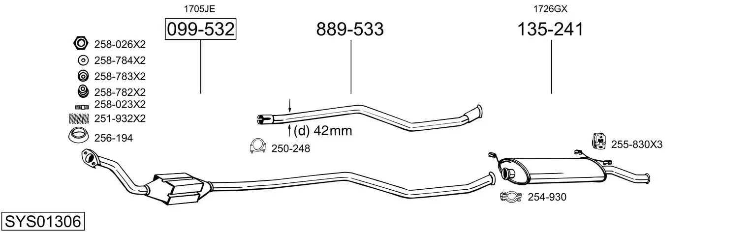 Изпускателна система BOSAL               