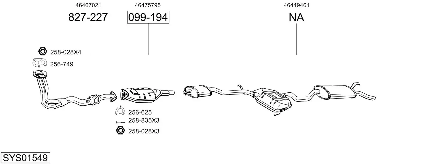 Изпускателна система BOSAL               