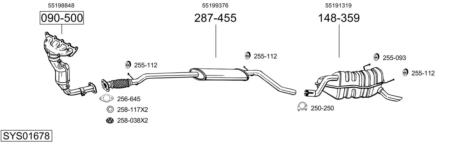 Изпускателна система BOSAL               