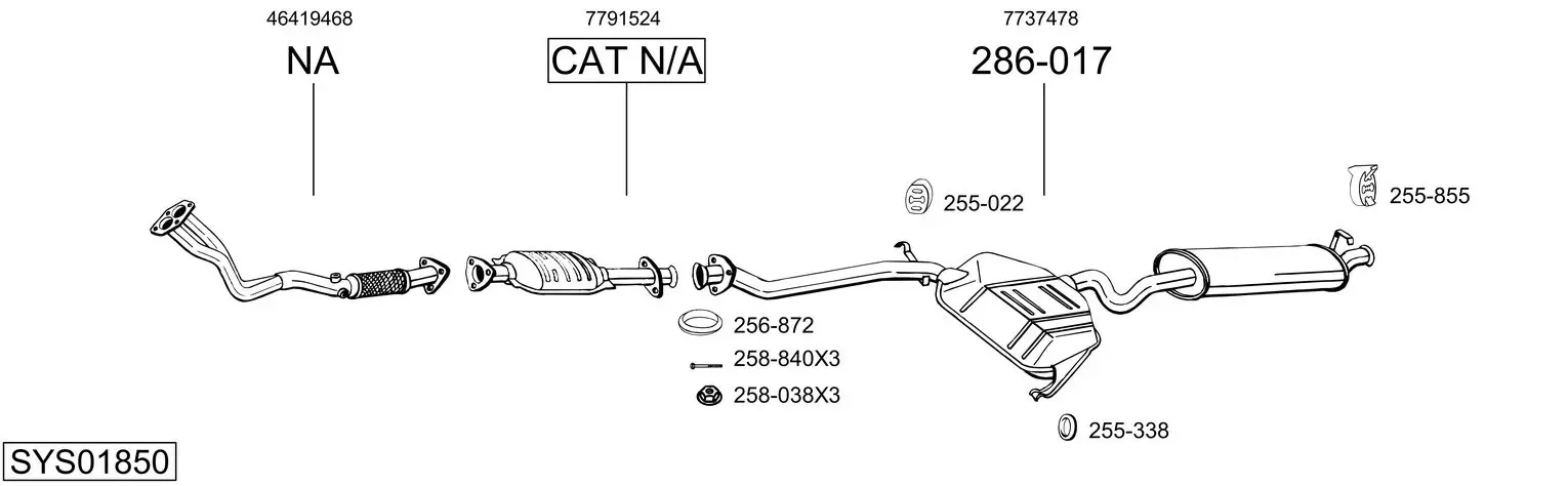 Изпускателна система BOSAL               