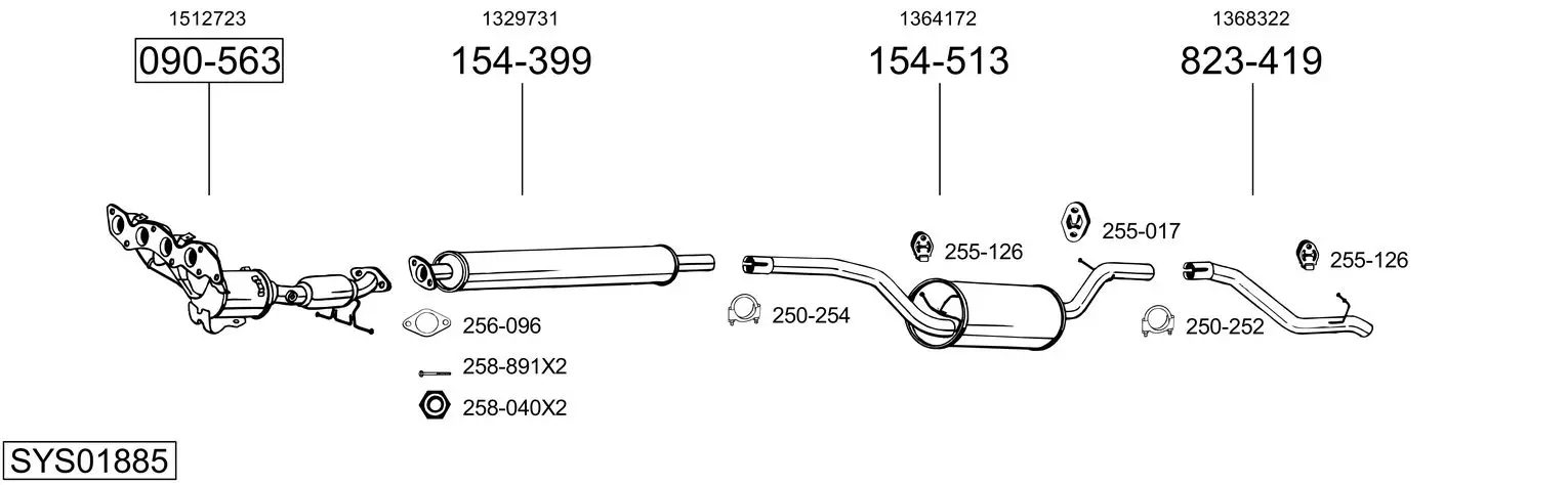 Изпускателна система BOSAL               