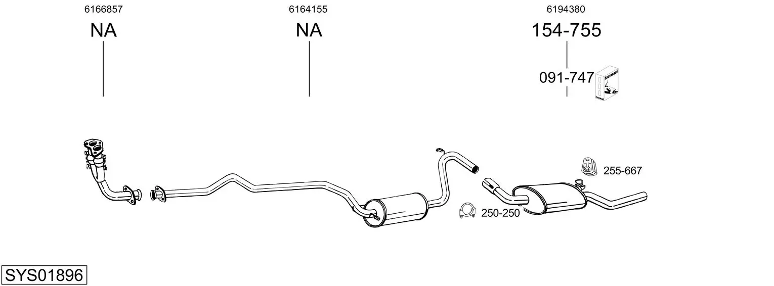 Изпускателна система BOSAL               