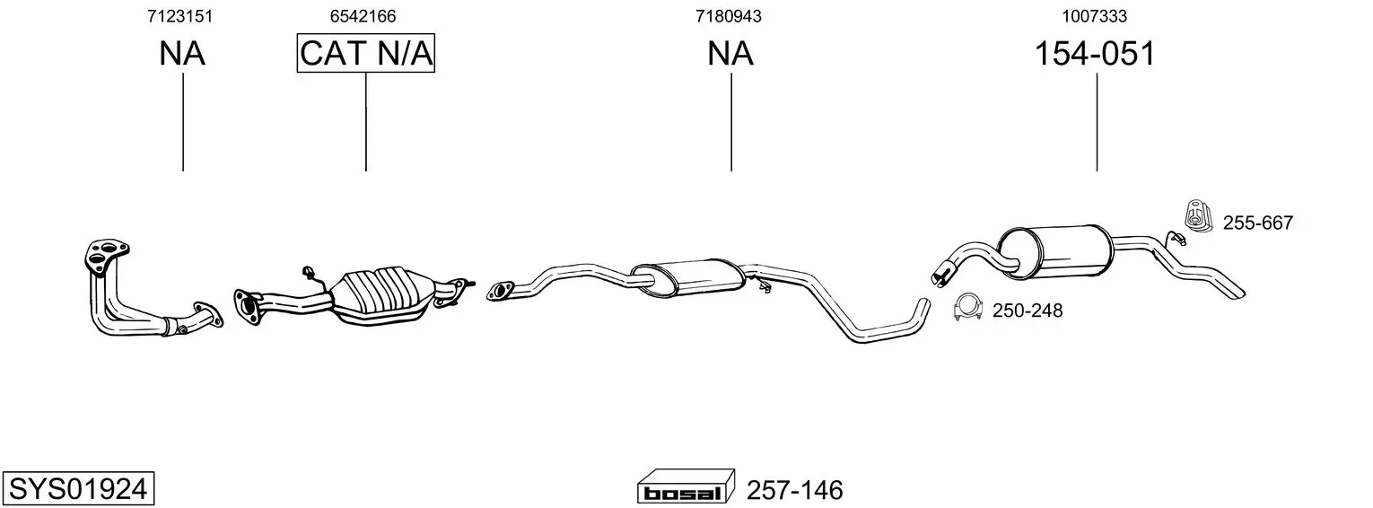 Изпускателна система BOSAL               