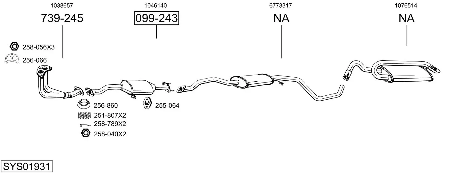 Изпускателна система BOSAL               