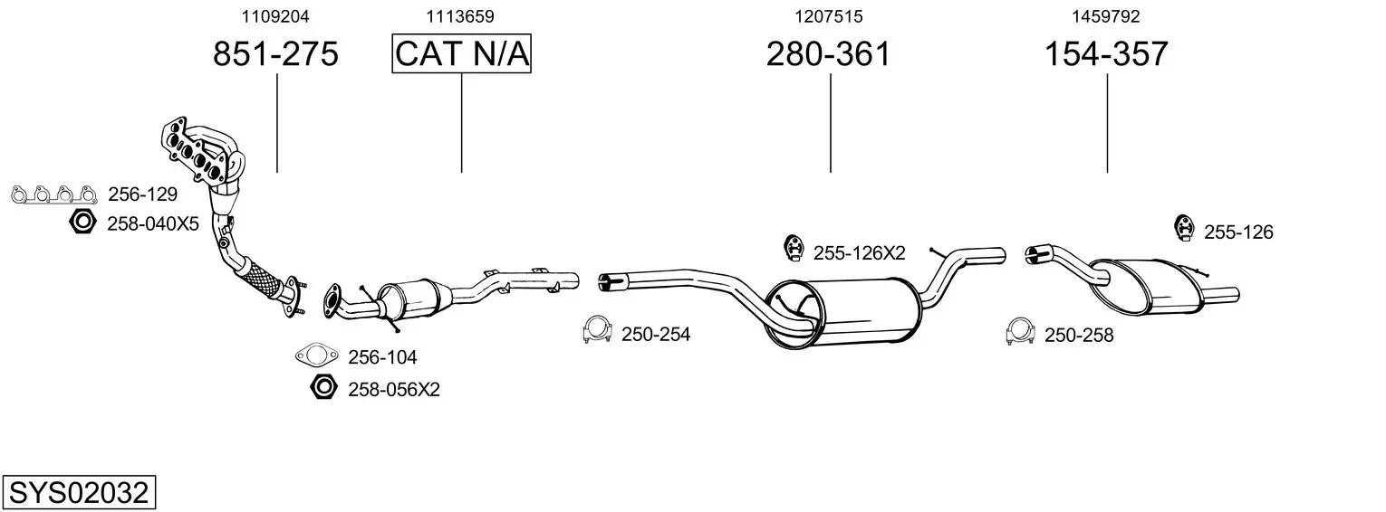 Изпускателна система BOSAL               