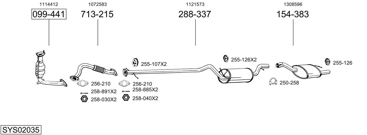 Изпускателна система BOSAL               