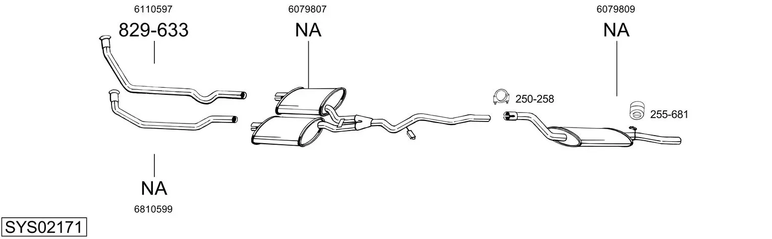 Изпускателна система BOSAL               