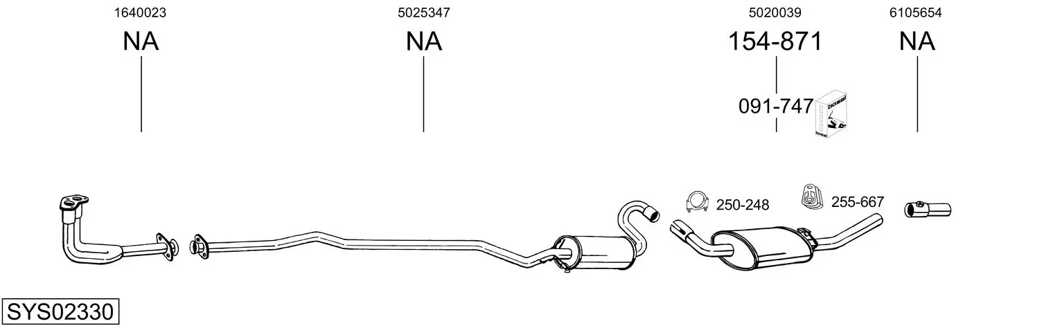Изпускателна система BOSAL               