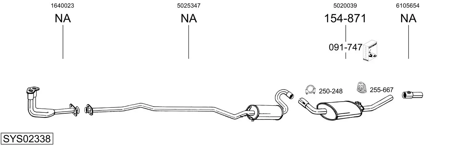 Изпускателна система BOSAL               