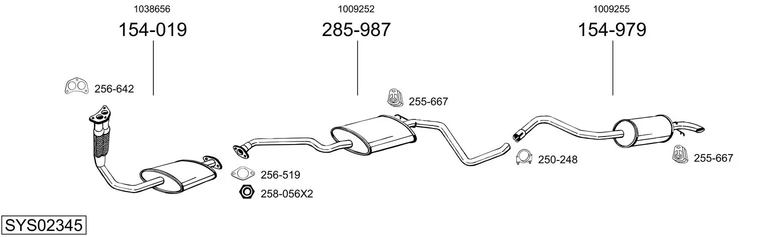 Изпускателна система BOSAL               