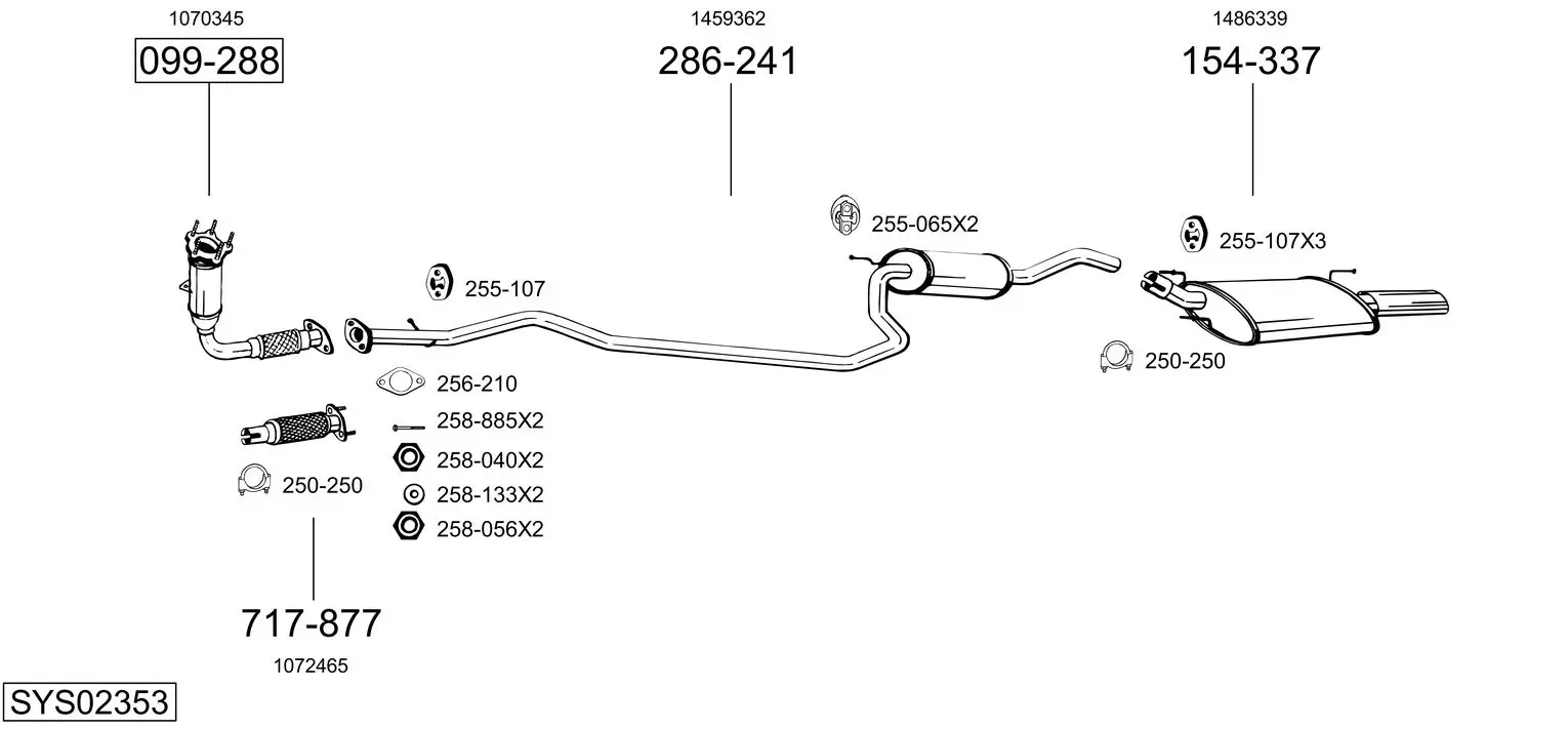 Изпускателна система BOSAL               