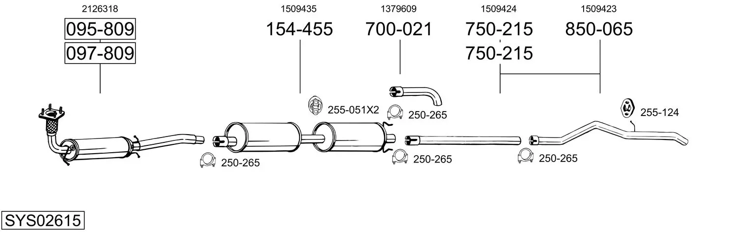 Изпускателна система BOSAL               