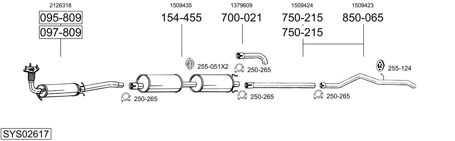 Изпускателна система BOSAL               