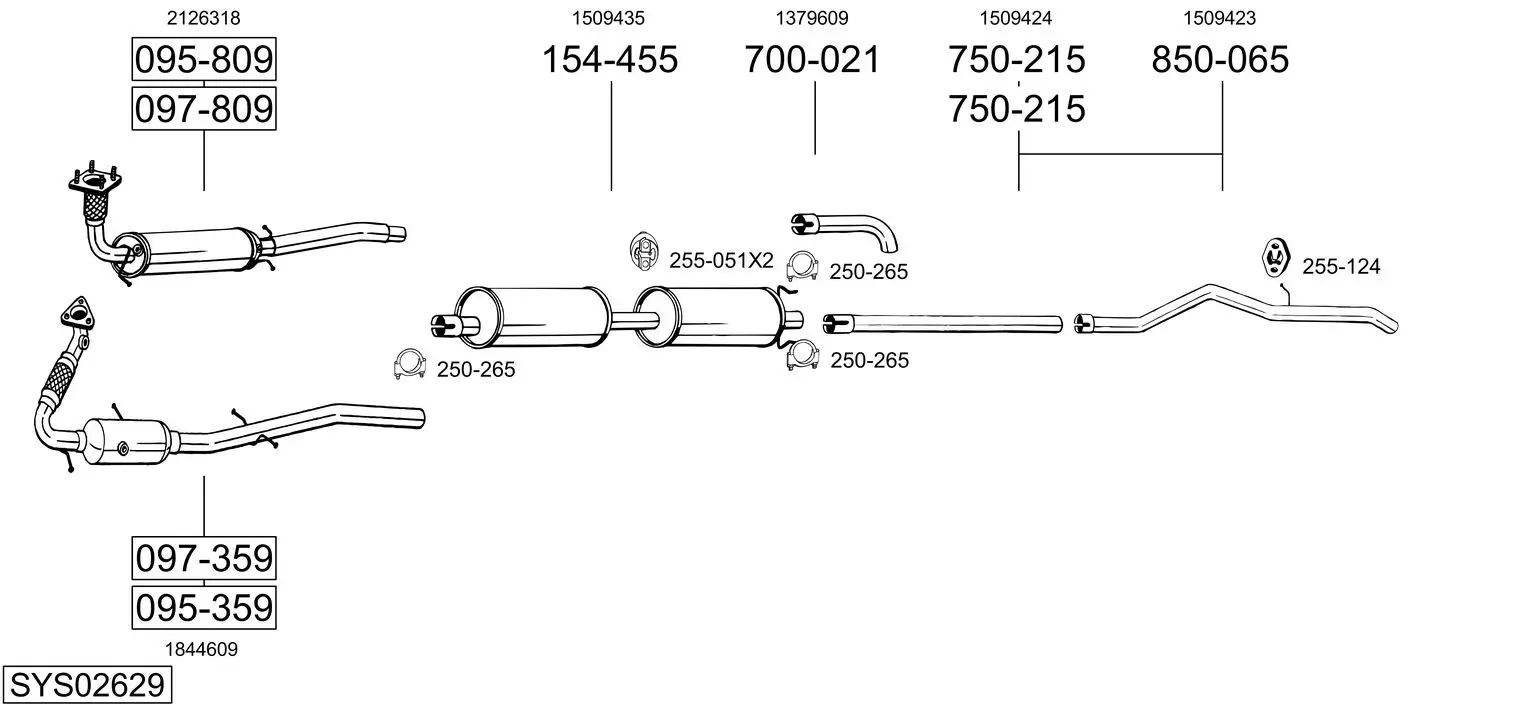 Изпускателна система BOSAL               