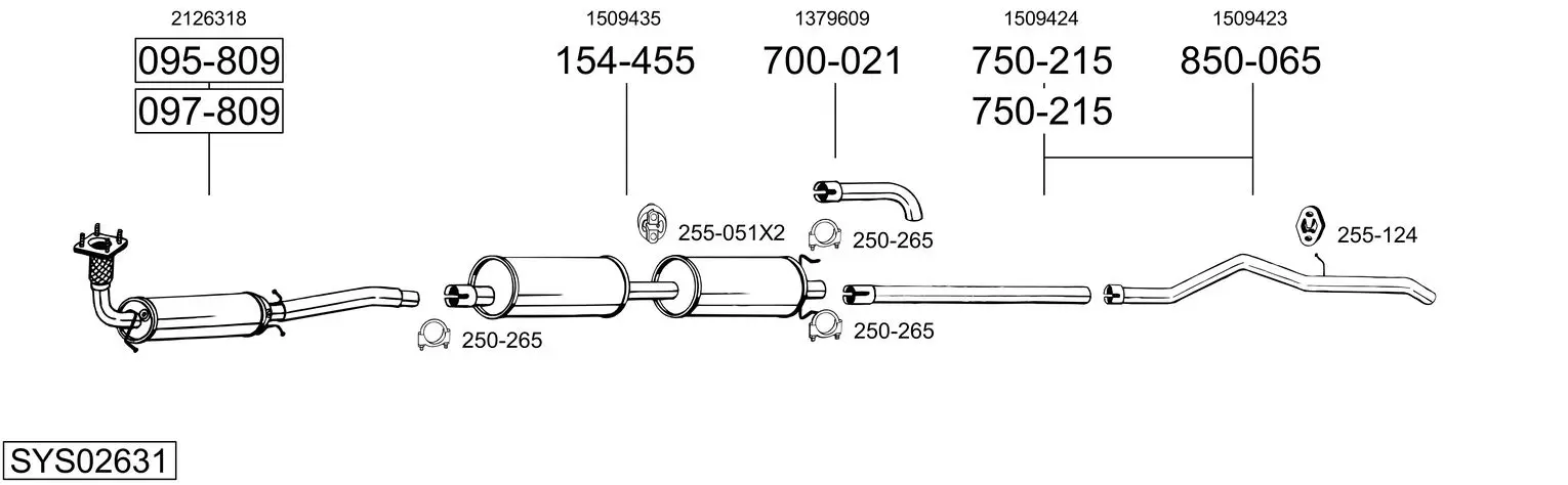 Изпускателна система BOSAL               