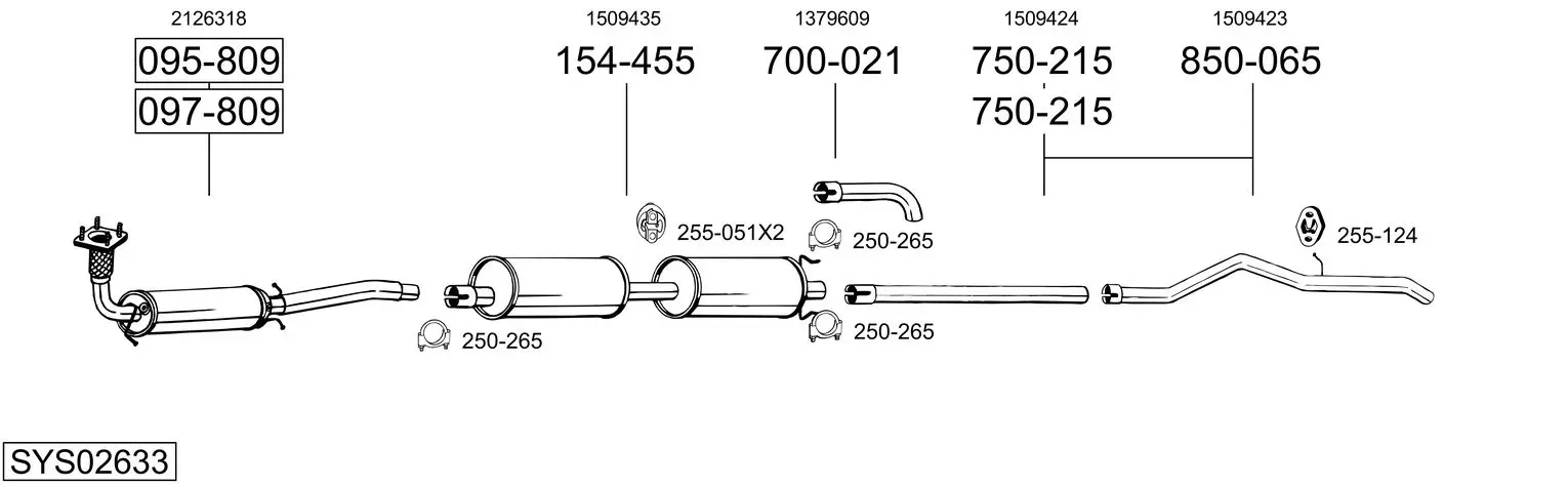 Изпускателна система BOSAL               