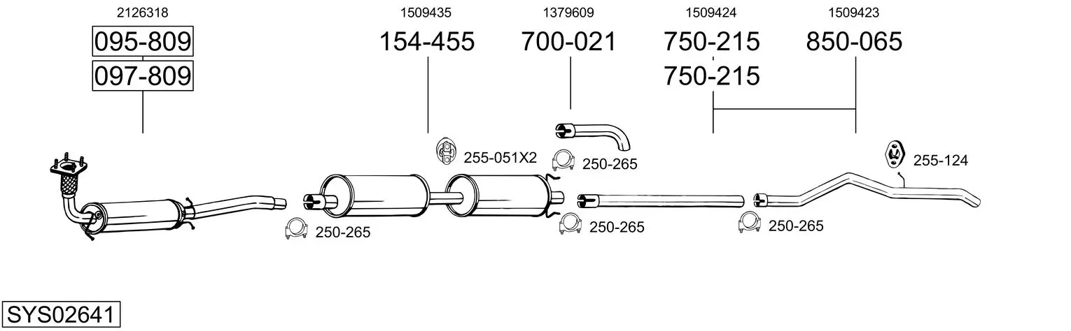 Изпускателна система BOSAL               