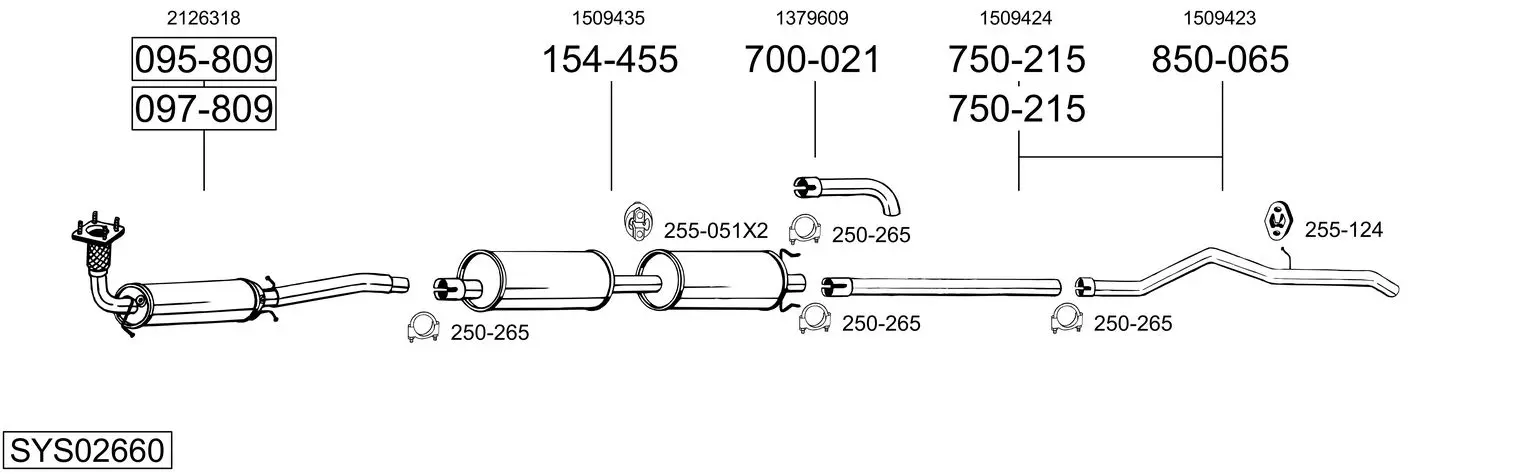 Изпускателна система BOSAL               