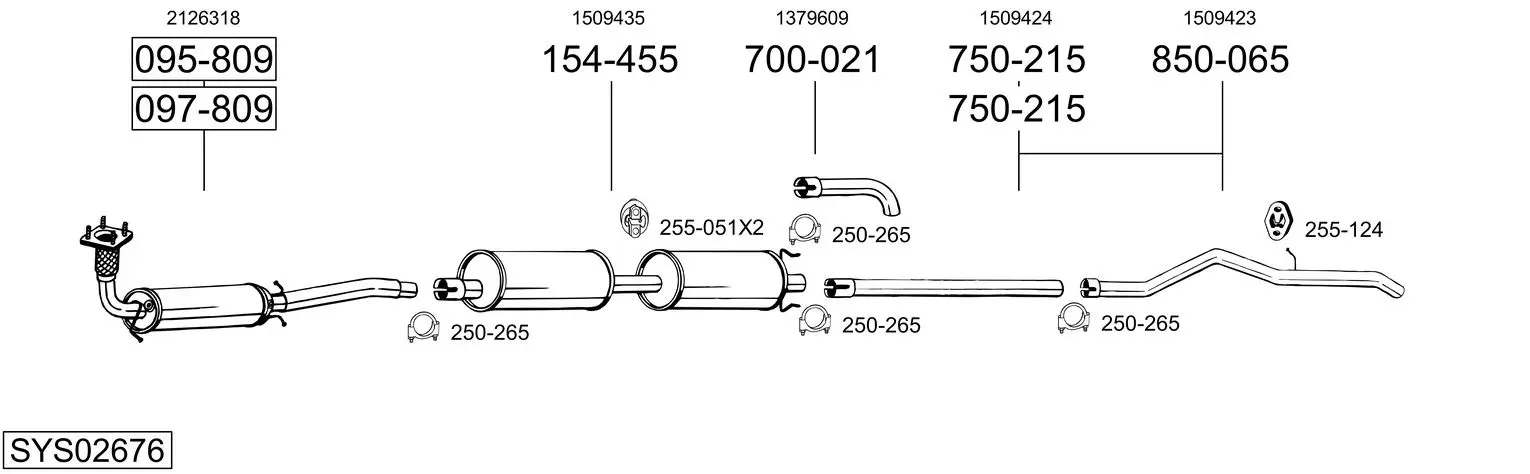 Изпускателна система BOSAL               