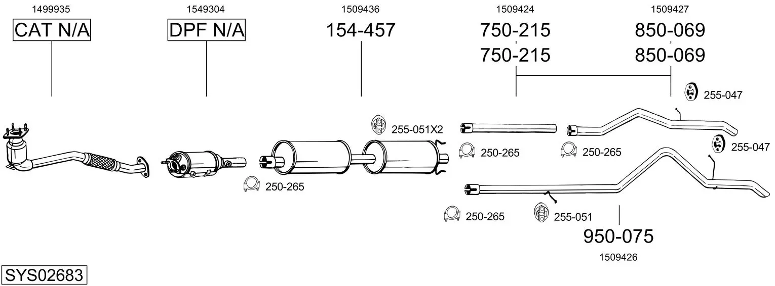 Изпускателна система BOSAL               