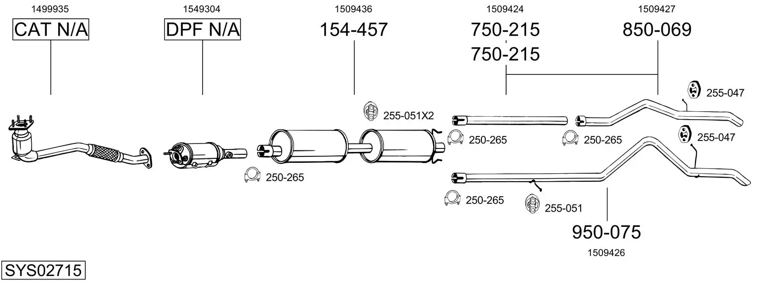Изпускателна система BOSAL               