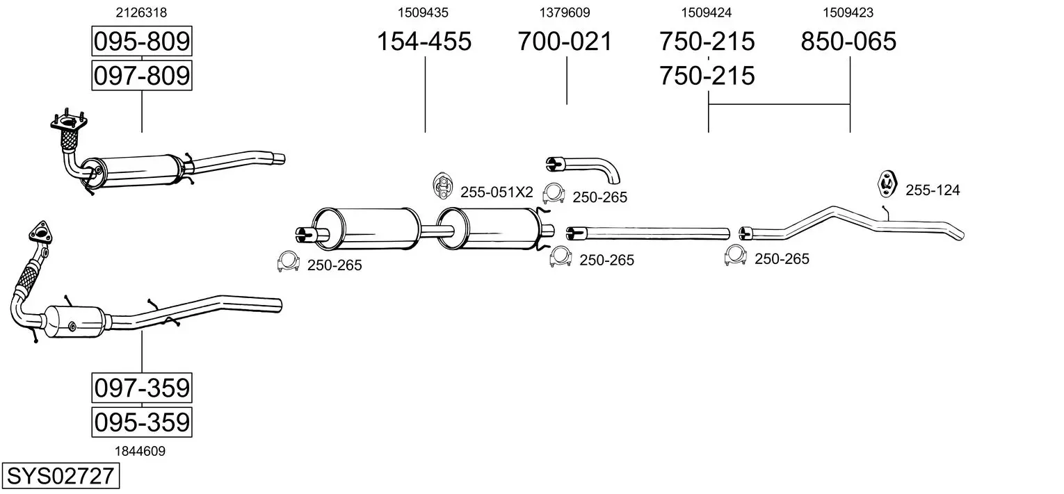 Изпускателна система BOSAL               