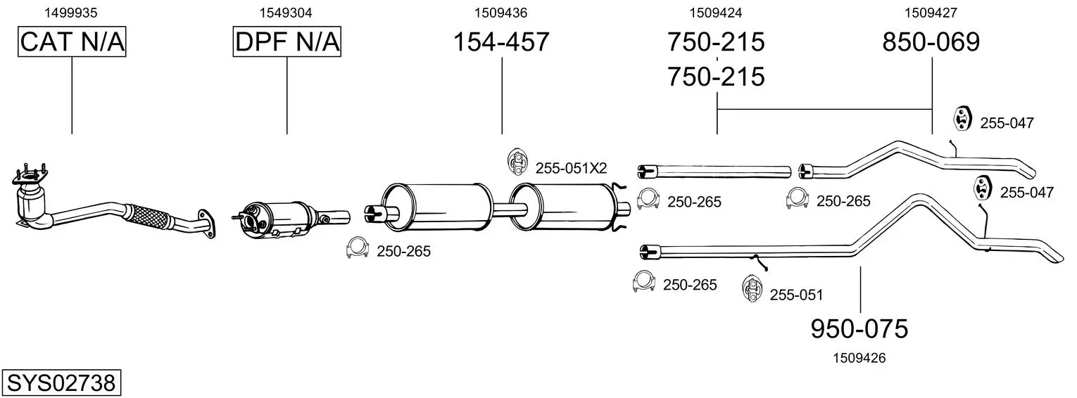 Изпускателна система BOSAL               