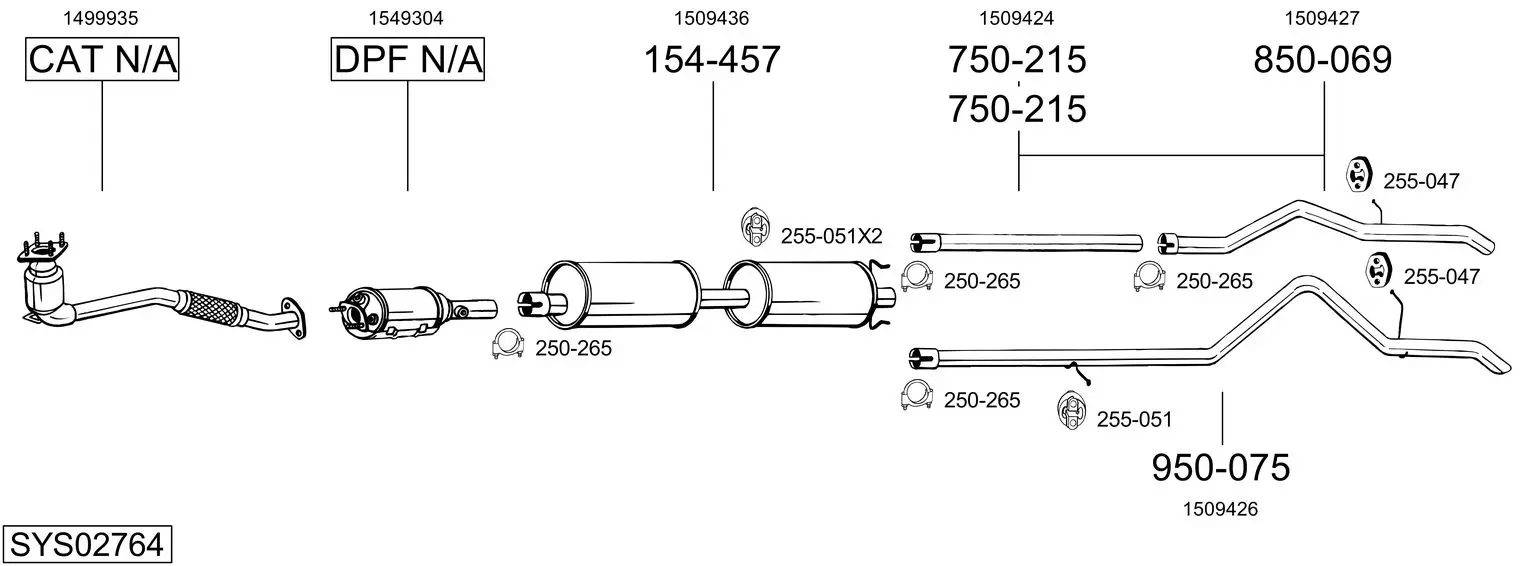 Изпускателна система BOSAL               