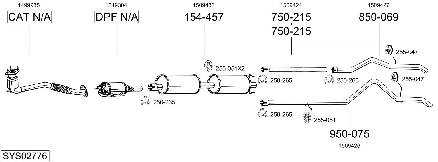 Изпускателна система BOSAL               