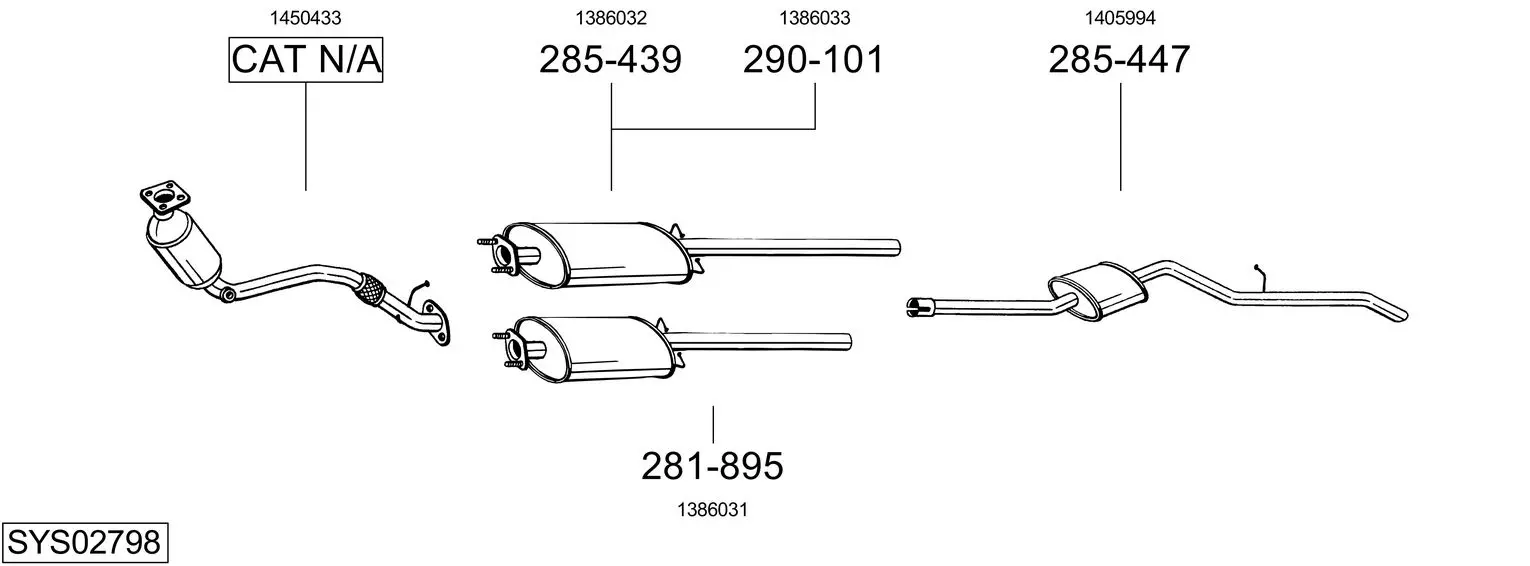 Изпускателна система BOSAL               