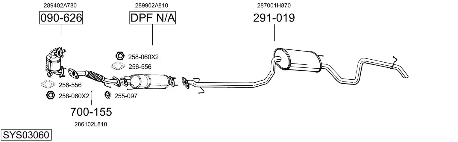 Изпускателна система BOSAL               