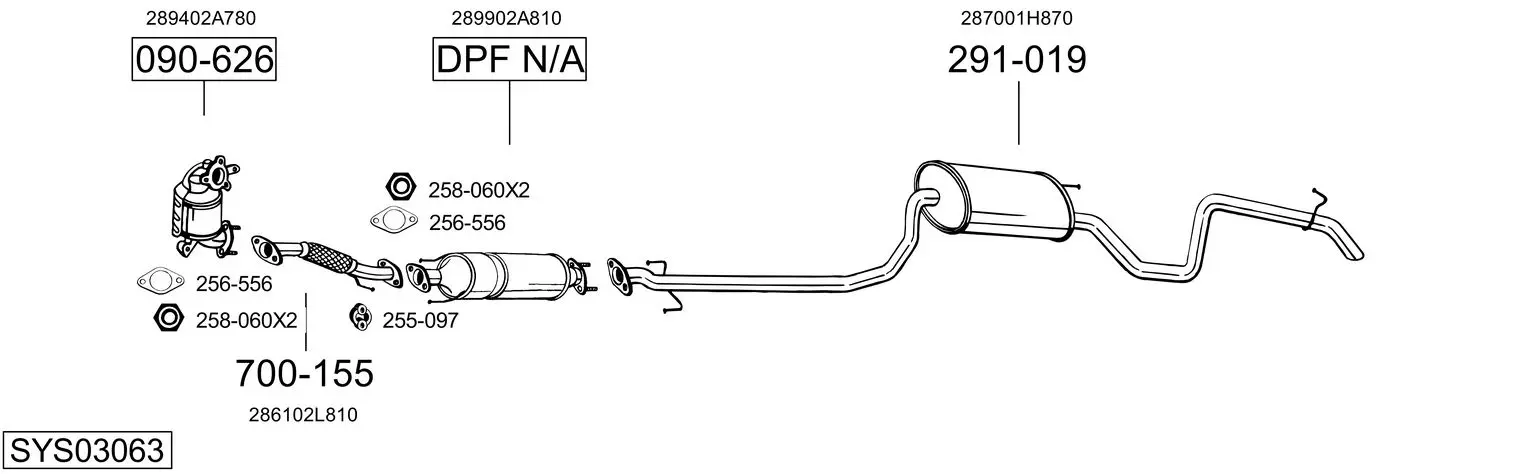 Изпускателна система BOSAL               