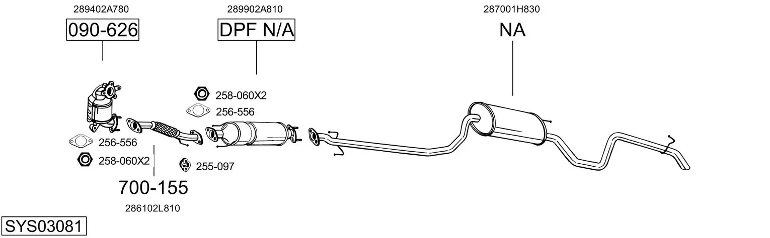 Изпускателна система BOSAL               
