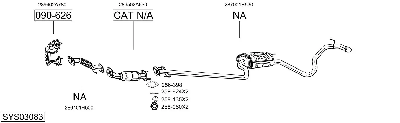 Изпускателна система BOSAL               