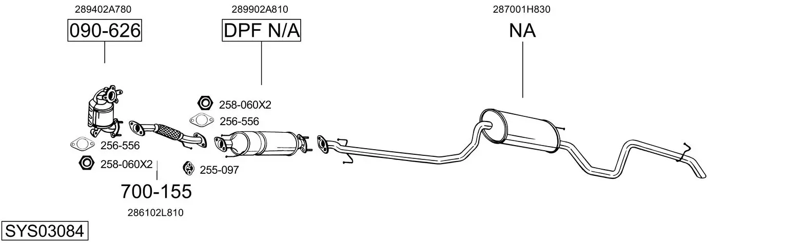 Изпускателна система BOSAL               